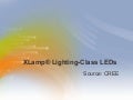 Xlamp Lighting-Class LEDs