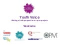 SCC 2012 Youth Voice: getting a fresh perspetive on your projects