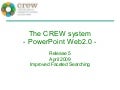 CREW VRE Release 5 - 2009 May
