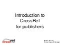 Introduction to CrossRef Webinar
