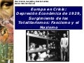 Crisis del 29 y fascismos