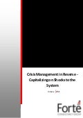 Crisis Management in Reverse - Capitalizing on Shocks to the System