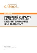 Etude Criteo - la valeur réelle des internautes qui cliquent  - 26 Juin 2012