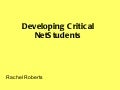 Critical net students