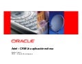CRM, una aplicacion exitosa