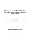 A Countryside for Health and Well-Being: The Physical and Mental Health Benefits of Green Exercise