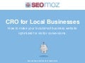 Conversion Rate Optimization for Local Businesses