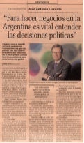 El Cronista entrevista a José Antonio Llorente