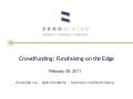 Crowdfunding Webinar 2011