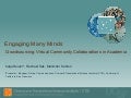 Engaging Many Minds: Crowdsourcing in Academia