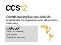 Crowdsourcing Business Models