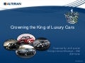 Crowning the King of Luxury Cars - Social Media and the Automotive Industry