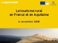 Crta   Amandine Bidault   Le Tourisme Rural En France Et En Aquitaine