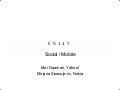 CS147 Social Mobile