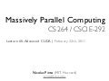 [Harvard CS264] 05 - Advanced-level CUDA Programming