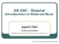 CS554 � Introduction to Rational Rose