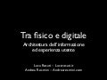 Architettura dell&rsquo;informazione e user experience