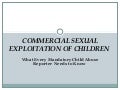 Human Trafficking Mandatory Reporter Training