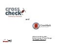 CSE 2013 CrossCheck & CrossMark Presentation by Rachel Lammey