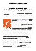 Press Release (Italian) - Frontiers of Interaction V