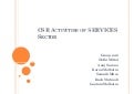 CSR Activities Of Service Sector