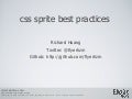 Css sprite best practices