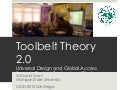 Toolbelt Theory 2.0