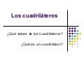 Cuadrilateros