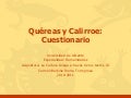 Quéreas y Calirroe: Cuestionario