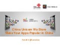 China Unicom presentation from BlueVia&rsquo;s #MWC 2012 event