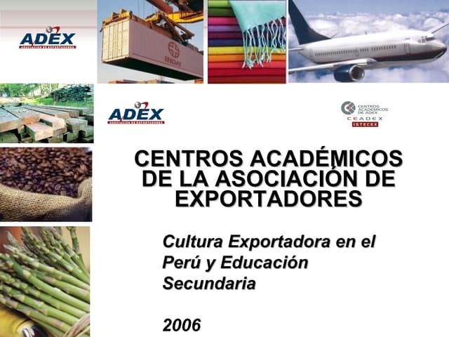 Cultura exportadora mincetur