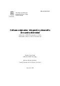 Culturas originarias y educacion