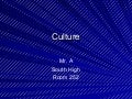 Culture mra