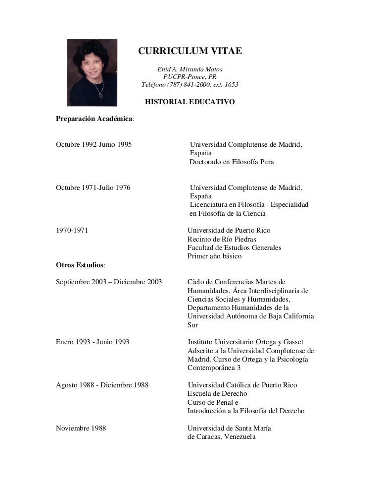 Curriculum vitae mx image