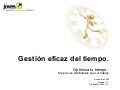 Taller Gestión del Tiempo - Oct 09