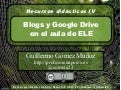 Recursos didácticos II: blogs, wikis y google docs en el aula de ELE