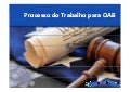 Curso online processo trabalho oab