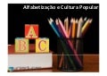 Curso online unieducar alfabetizacao e cultura popular