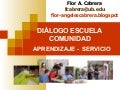 Aprendizaje Servicio: dialogo escuela y comunidad