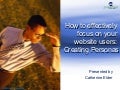 Creating Personas by focusing on your website users