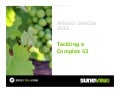 CUST-8 Tackling a Complex User Interface