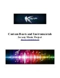 Custom Beats and Instrumentals for any Music Project