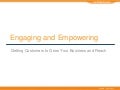 Customer Engagement Through Social Media
