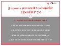 OpenERP 7 - New Features