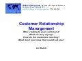 Customer Relationship Management