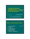 Customer service satisfaction in a library 2.0 environment