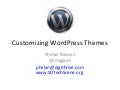 Customizing word press themes for san diego wordpress user group