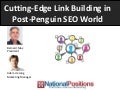 Cutting-Edge Link Building Strategies in a Post-Penguin SEO World