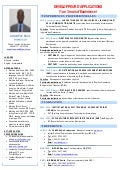 Exemple De Letre De Motivation Developpeur Informatique Vb Net Java listes des