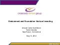 CVG - May 10 Presentation on Endowment and Foundation Venture Investing